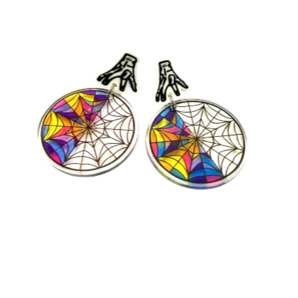Wednesday Inspired Window & Thing Earrings